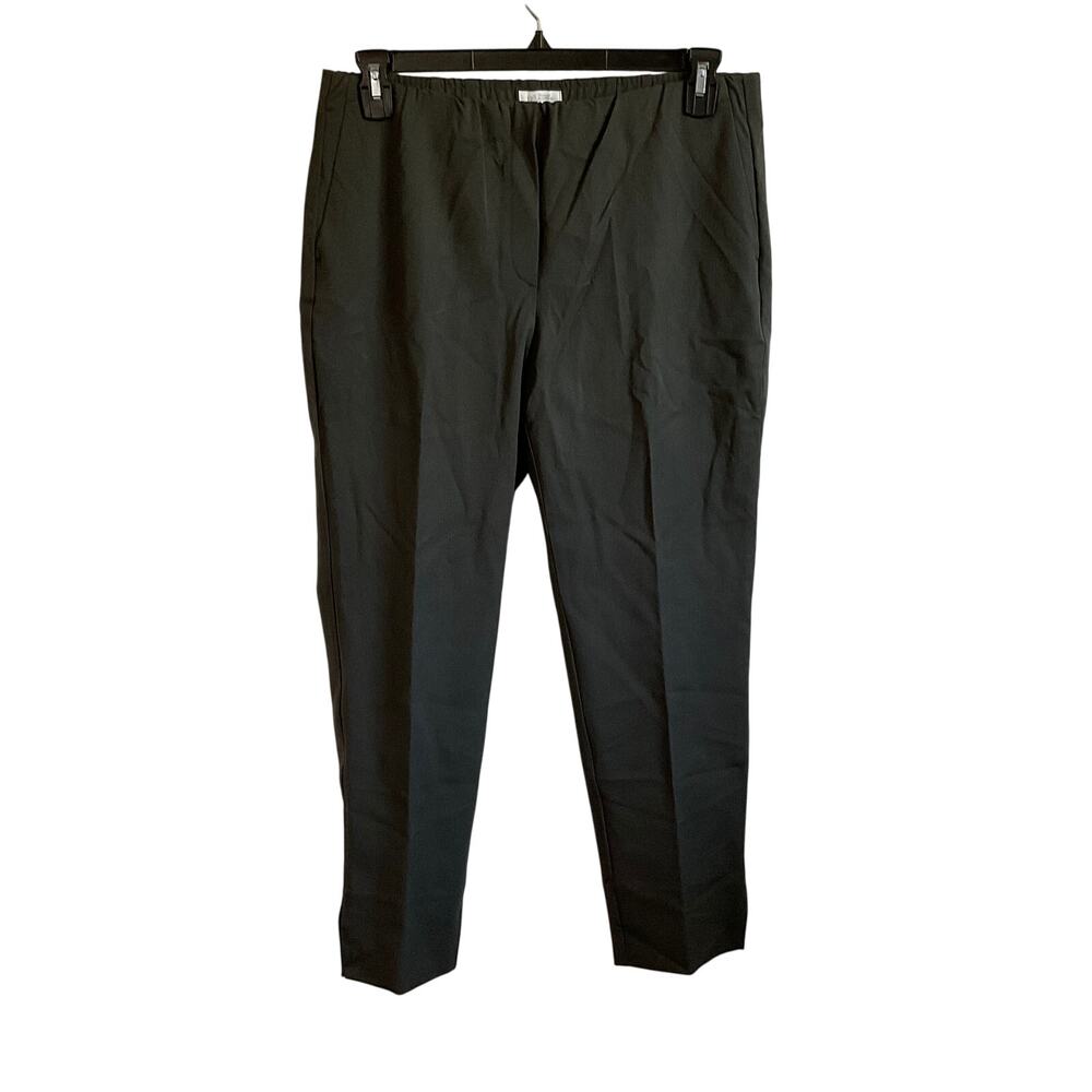 J. Jill Premium‎ Bi Stretch Pull On Grey/Green Ankle Pants - Size 12 - NEW